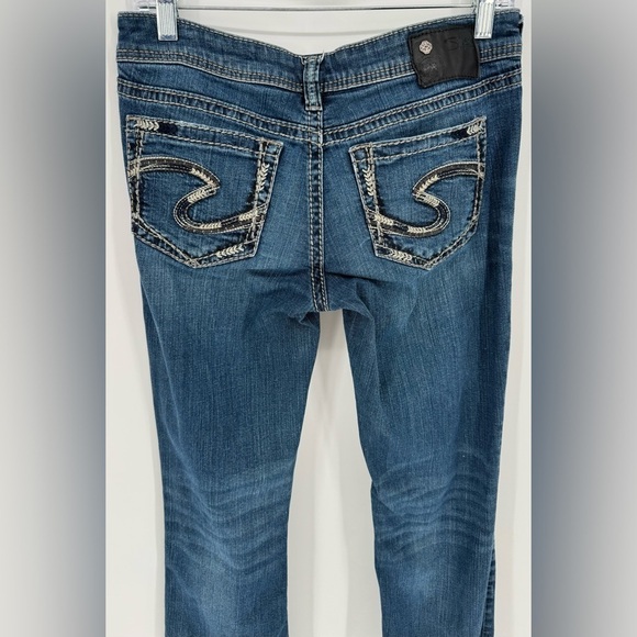 Silver Jeans Co AIKO Mid Boot Super Stretch Denim Jeans - Picture 6 of 15